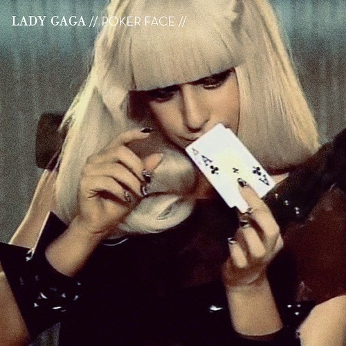 Lady Gaga Poker Face Single Cover